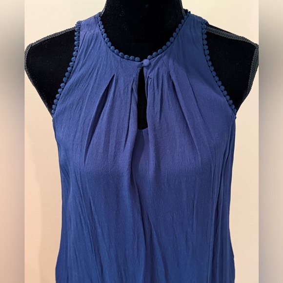 Women’s Anthropologie Maeve Festivity Swing Navy Dress- Size 2 - Picture 5 of 8